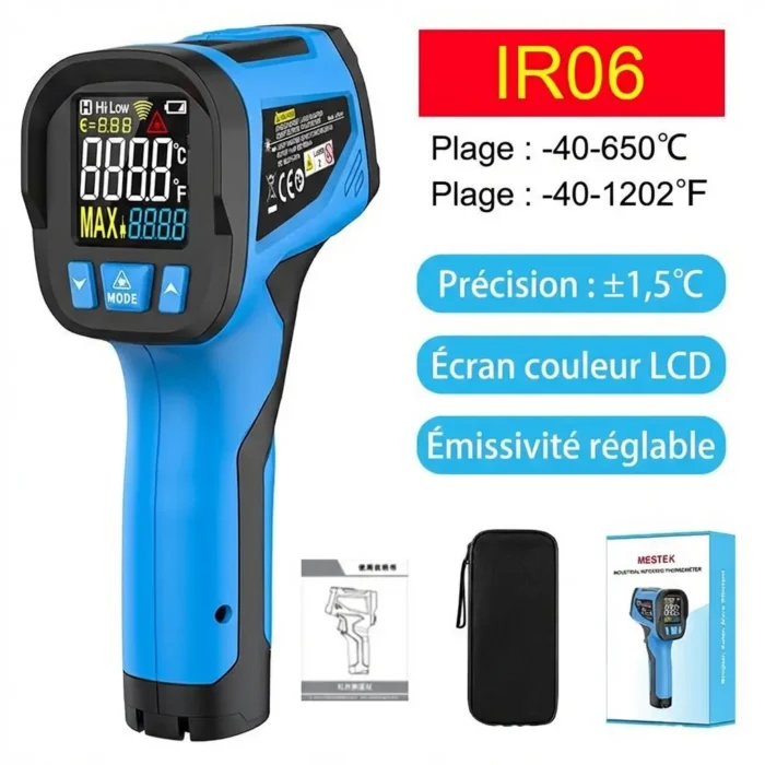 Thermomètre Infrarouge numérique Laser