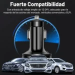 Cargador rápido de mechero USB inteligente de 6 puertos - Imagen 8