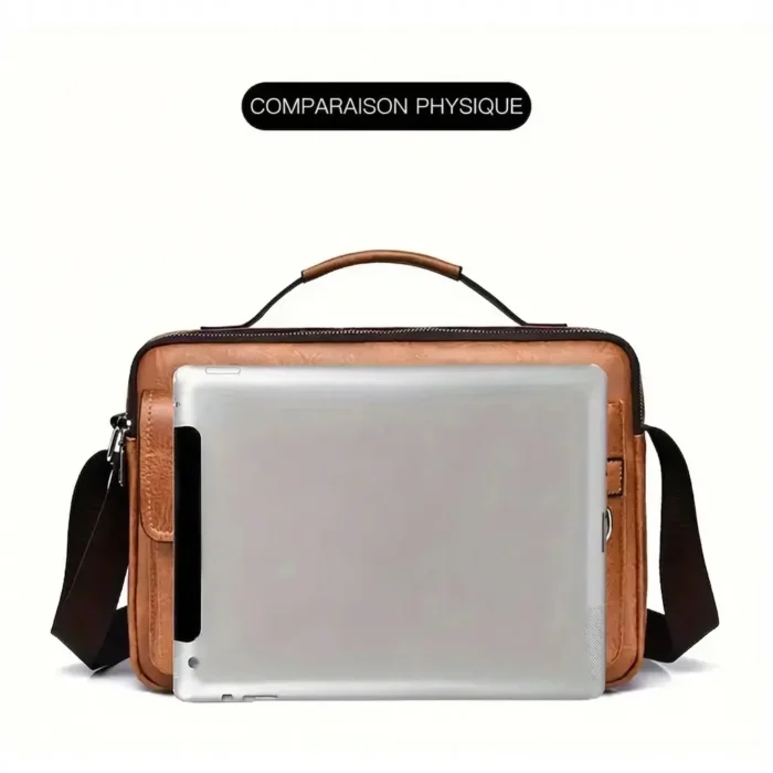 Sac d'épaule retro messager étanche pour homme