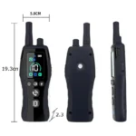 Collier de dressage pour chiens étanche avec radiocommande - portée de 2km