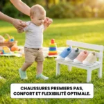 Chaussures respirantes pour bébés antidérapantes sans lacets