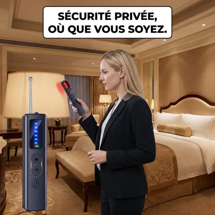 Détecteur de Caméra cachée Anti-Espion
