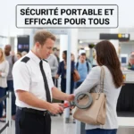 Détecteur de métaux portatif pliable