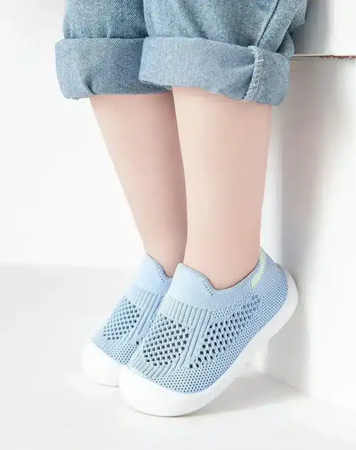 Chaussures respirantes pour bébés antidérapantes sans lacets
