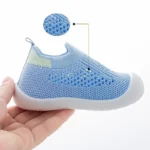 Chaussures respirantes pour bébés antidérapantes sans lacets