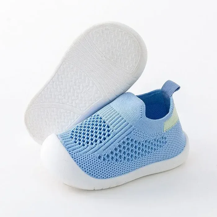 Chaussures respirantes pour bébés antidérapantes sans lacets