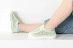 Chaussures respirantes pour bébés antidérapantes sans lacets