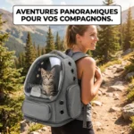 Sac de Transport pour animaux de compagnie respirant - Bulle Transparente