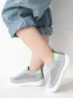 Chaussures respirantes pour bébés antidérapantes sans lacets