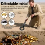 Détecteur de métaux portatif pliable