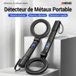 Détecteur de métaux portatif pliable