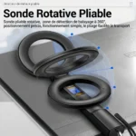 Détecteur de métaux portatif pliable