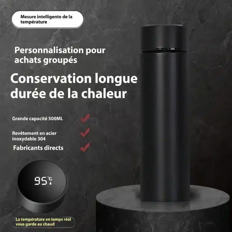 Tasse Thermos Isotherme affichage de température 500ML