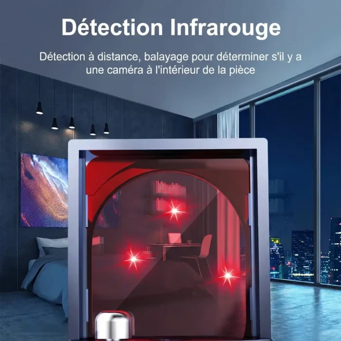 Détecteur de Caméra cachée Anti-Espion