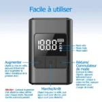 Mini pompe à Air intelligente 120PSI rechargeable USB