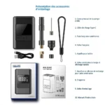 Mini pompe à Air intelligente 120PSI rechargeable USB