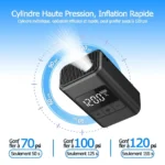 Mini pompe à Air intelligente 120PSI rechargeable USB