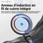 Détecteur de métaux portatif pliable