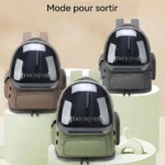 Sac de Transport pour animaux de compagnie respirant - Bulle Transparente