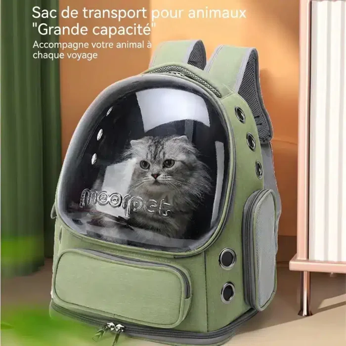 Sac de Transport pour animaux de compagnie respirant - Bulle Transparente