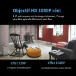 Mini caméra de sécurité Wifi Vision nocturne