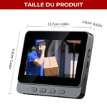 Interphone vidéo intelligent vision nocturne sans fil 2.4G