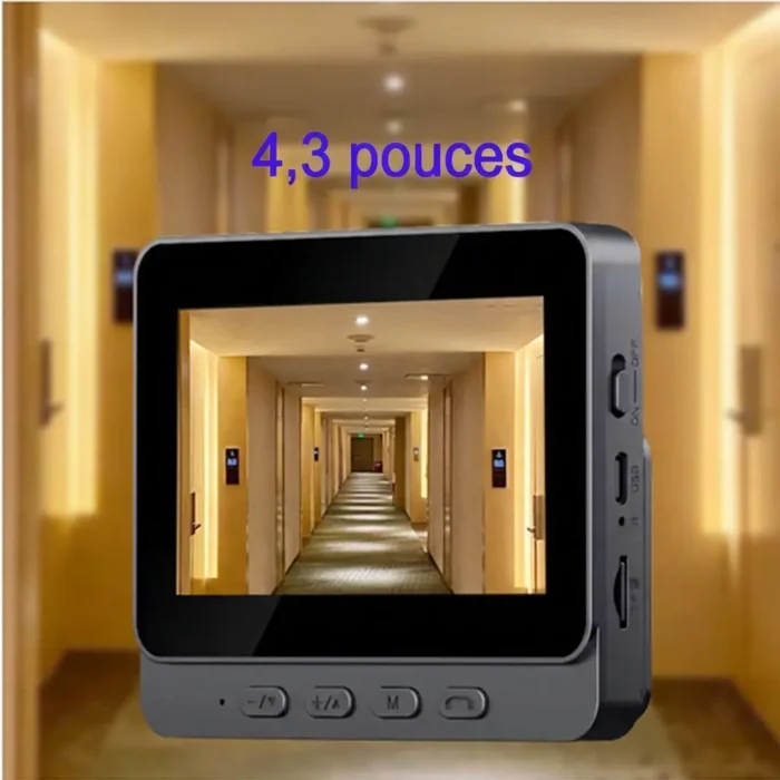 Interphone vidéo intelligent vision nocturne sans fil 2.4G
