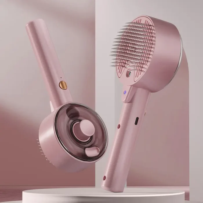 Brosse et peigne de massage et de nettoyage vapeur pour animaux