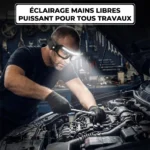 Lunettes de Sécurité avec lampe frontale LED étanches rechargeables