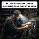 Lunettes de Sécurité avec lampe frontale LED étanches rechargeables