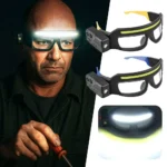 Lunettes de Sécurité avec lampe frontale LED étanches rechargeables