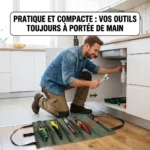 Sac de rangement polyvalent multipoche enroulable