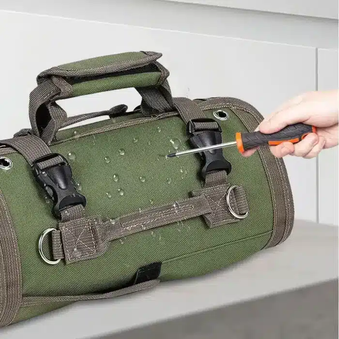 Sac de rangement polyvalent multipoche enroulable