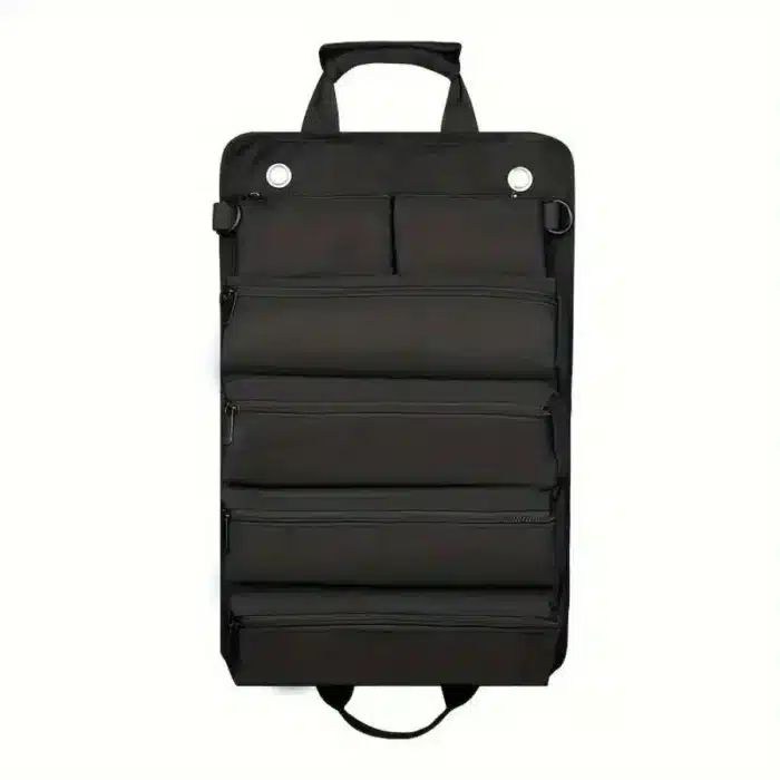Sac de rangement polyvalent multipoche enroulable