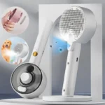 Brosse et peigne de massage et de nettoyage vapeur pour animaux