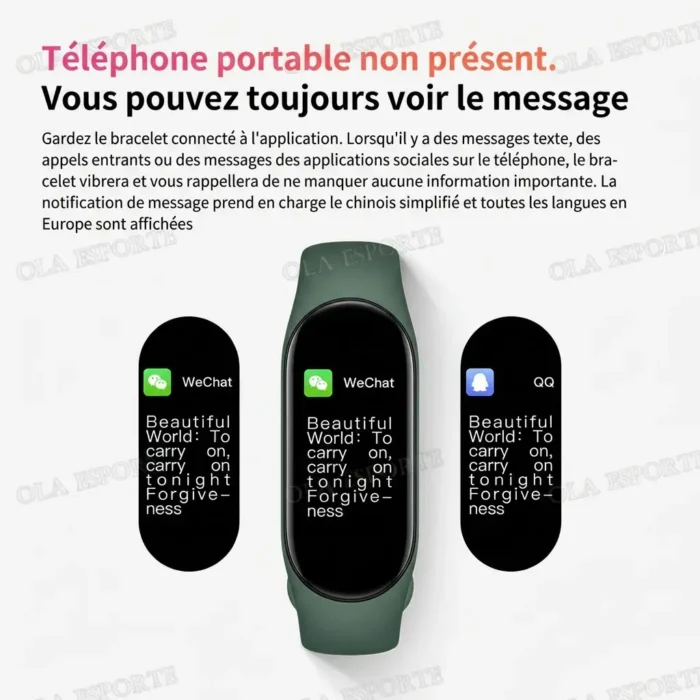Montre intelligente Fitness connectée iSport