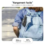 Trépied perche à selfie stabilisateur bluetooth avec lumière pour smartphone