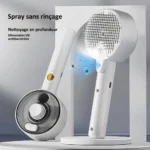 Brosse et peigne de massage et de nettoyage vapeur pour animaux