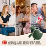 Masseur bionique chauffant sans fil pour cou et épaules