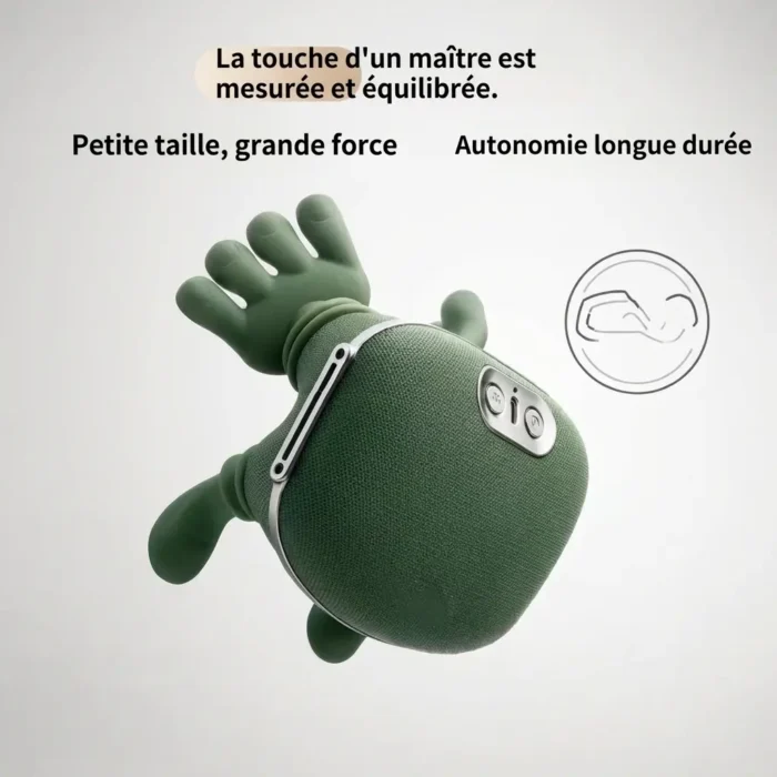 Masseur bionique chauffant sans fil pour cou et épaules
