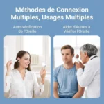 Otoscope numérique intelligent ecran IPS caméra HD