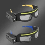 Lunettes de Sécurité avec lampe frontale LED étanches rechargeables