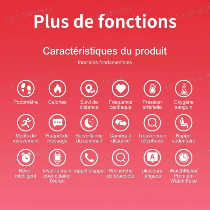 Montre intelligente Fitness connectée iSport