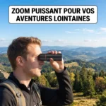 Lentille monoculaire téléscope portable de voyage pour smartphone