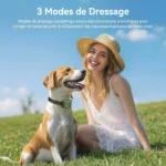 Collier de dressage electrique pour chiens avec télécommande