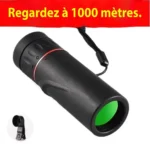 Lentille monoculaire téléscope portable de voyage pour smartphone