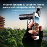 Lentille monoculaire téléscope portable de voyage pour smartphone