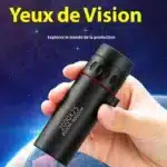 Lentille monoculaire téléscope portable de voyage pour smartphone