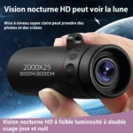 Lentille monoculaire téléscope portable de voyage pour smartphone