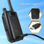 Mini Talkie-Walkie PTT double bande rechargeable USB